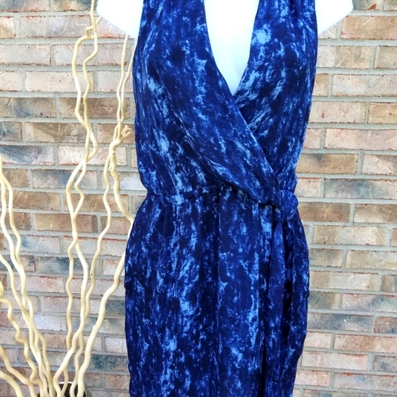 Michael Kors Tie Dye Wrap Dress Sz 6 - Picture 3 of 6
